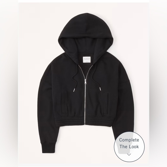 A&F crop zip hoodie - Picture 2 of 4